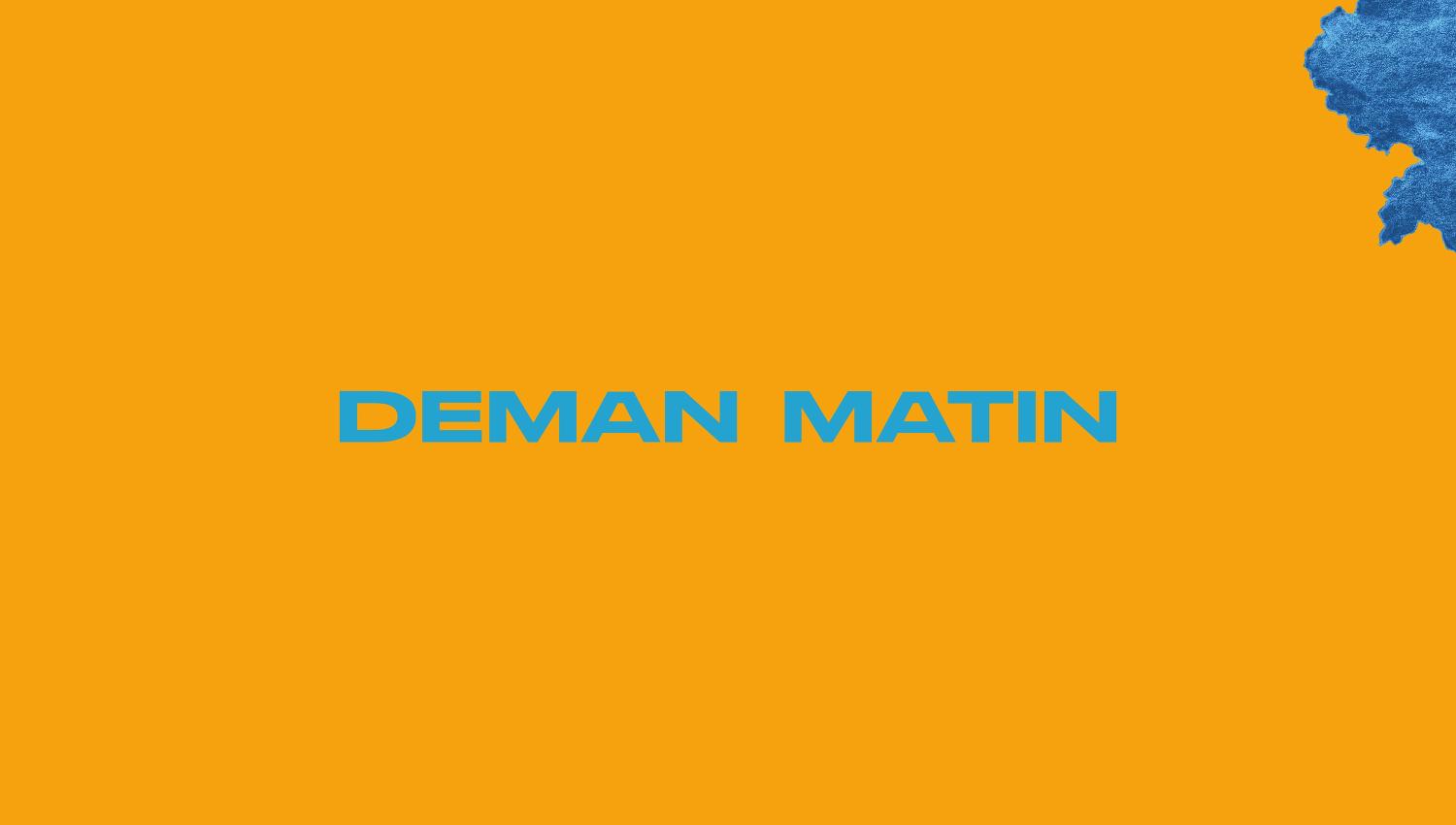 deman matin cover